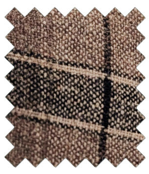 Black & Beige Check Wedding Swatch