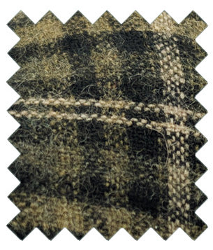 Black & Green Check Wedding Swatch