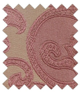 Persian Rose Paisley Silk Wedding Swatch