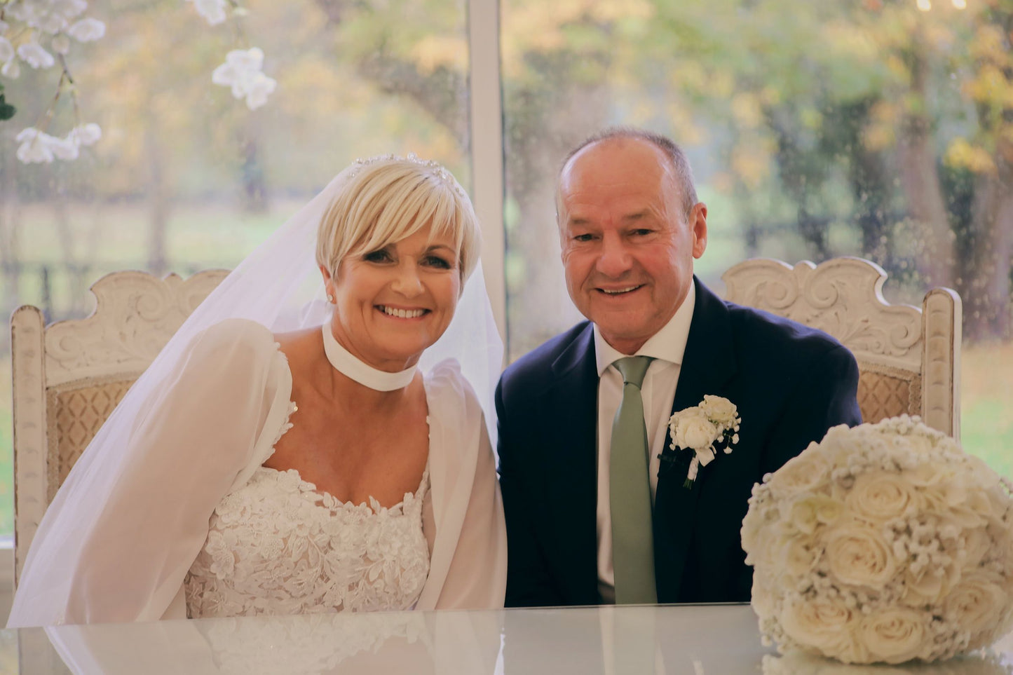 Dark Sage Wedding Tie