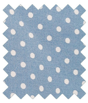 Mid Blue Spot Wedding Swatch