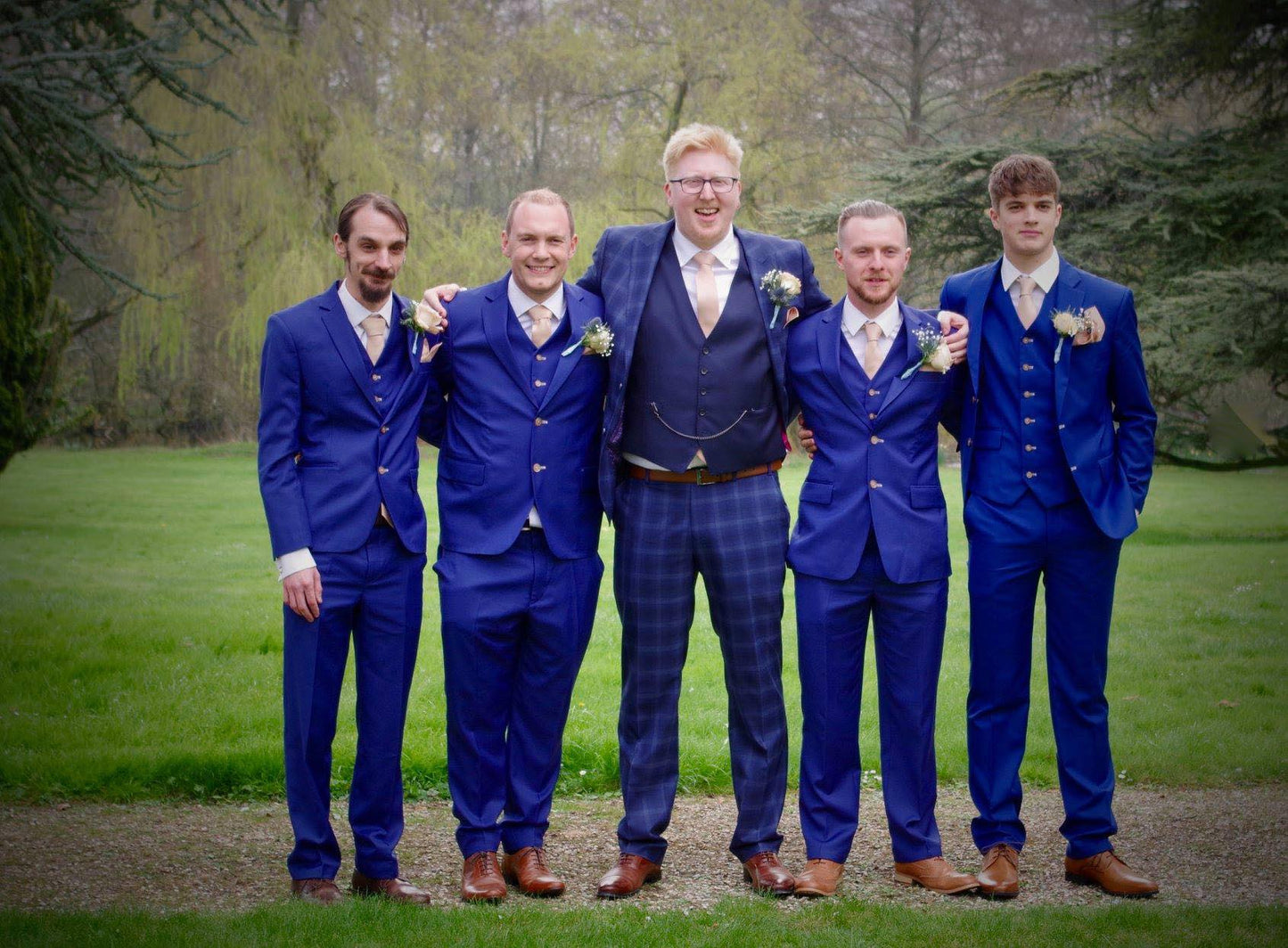Toffee Shantung Wedding Tie