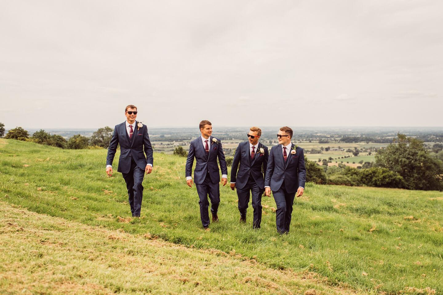 Plum Wedding Tie