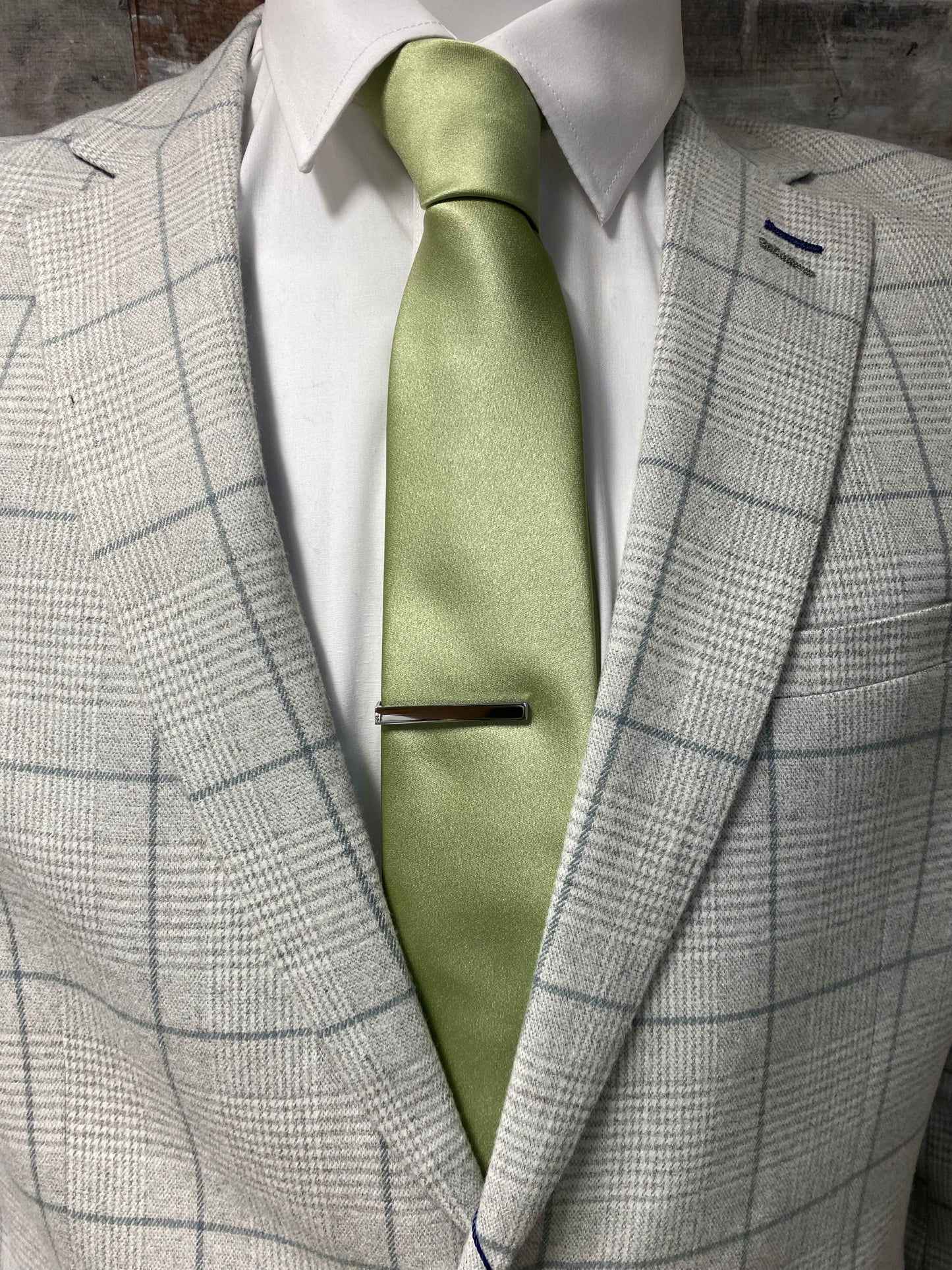 Plain Silver Tie Bar Clip