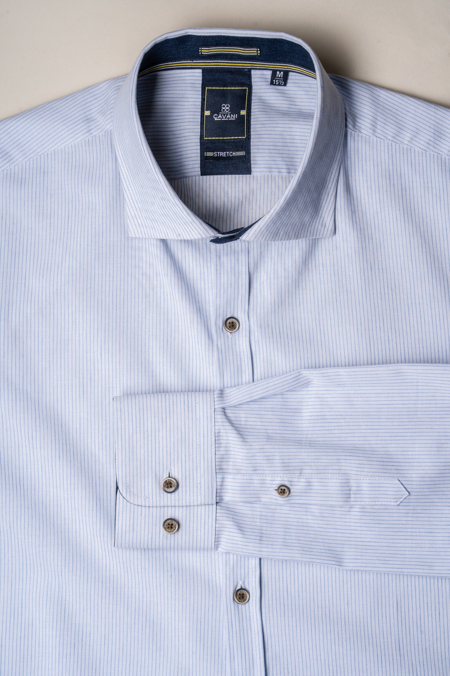 Alexa Long Sleeve Pinstripe Shirt - Shirts - - THREADPEPPER