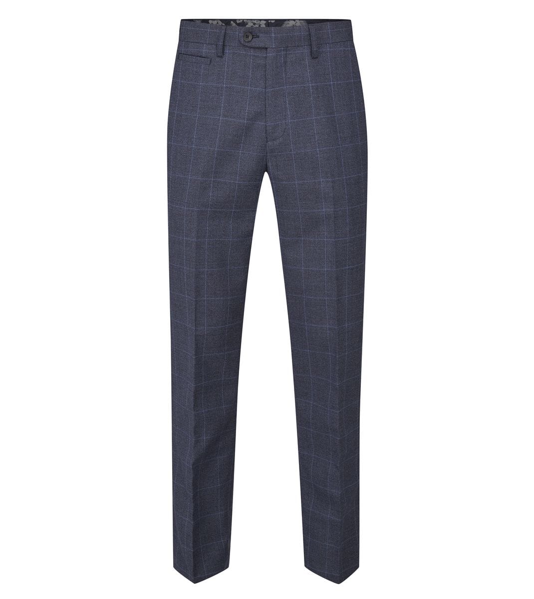 Anello Blue Prince Of Wales Check Trousers - Trousers - - THREADPEPPER