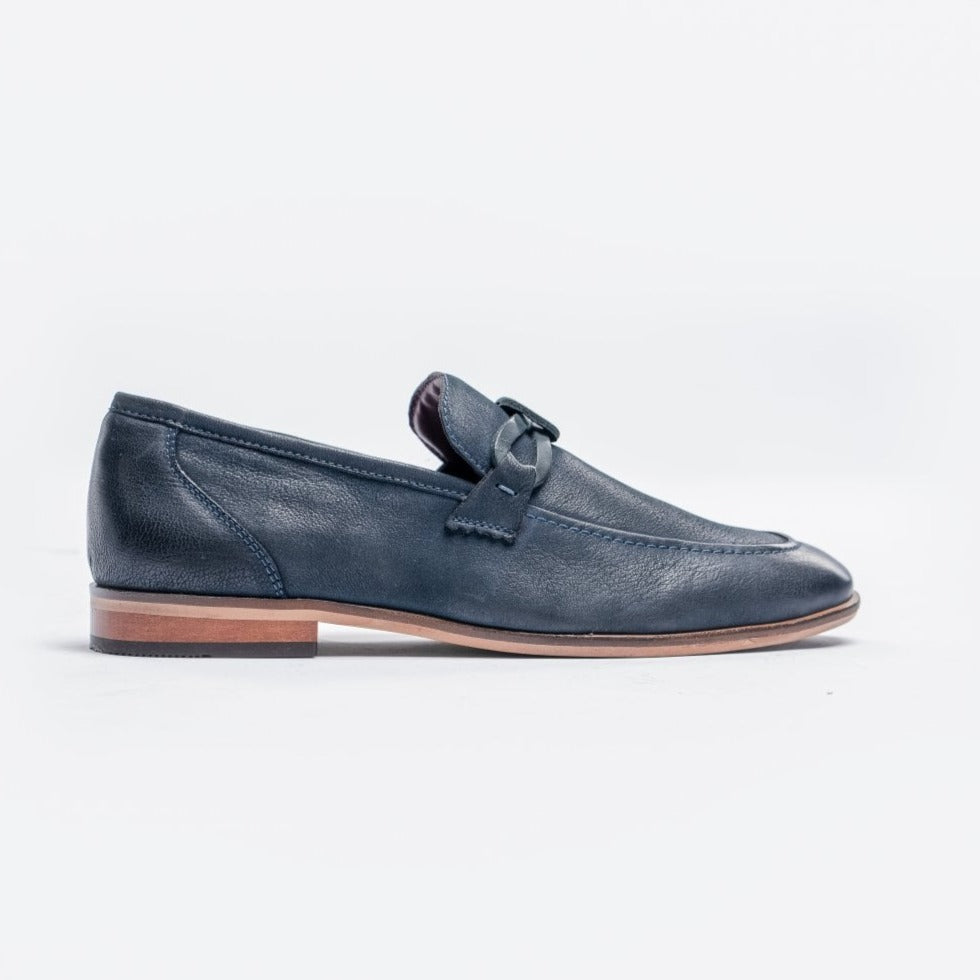 Arlington Navy Loafers - Shoes - 7 - THREADPEPPER