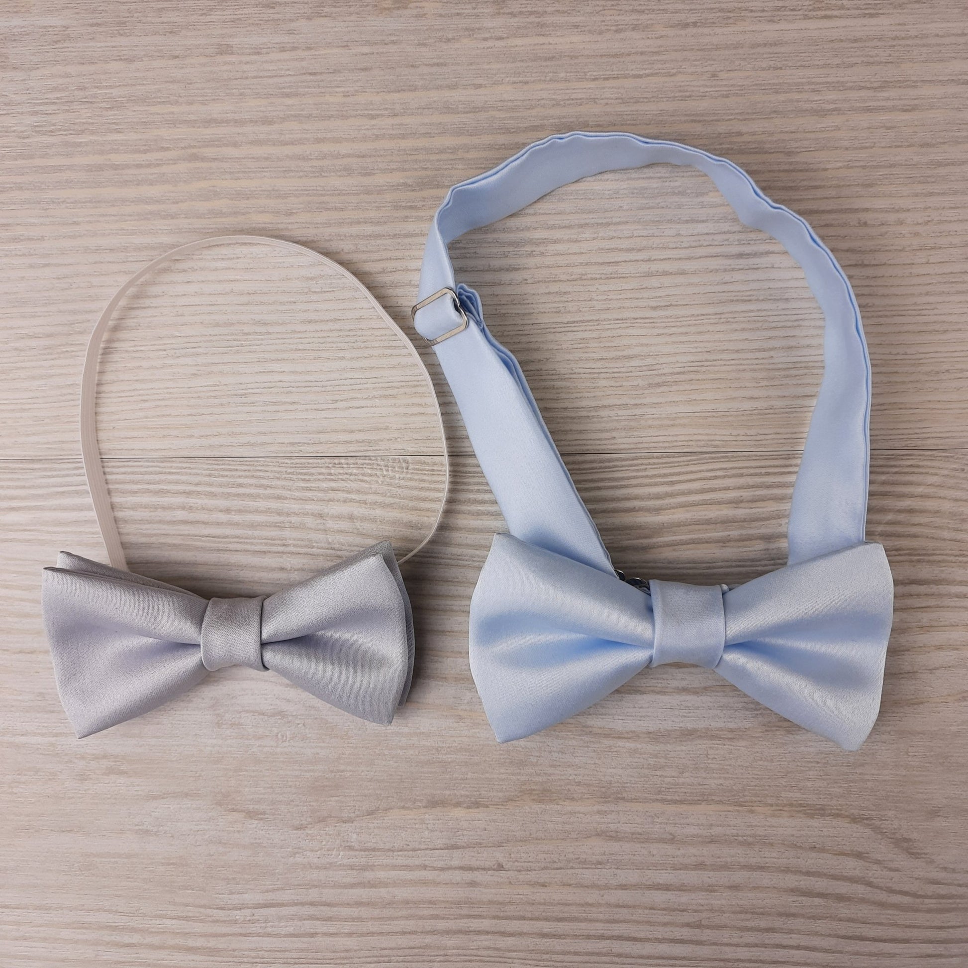 Baby Blue Boys Bow Ties - Childrenswear - Neckstrap - Swagger & Swoon