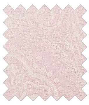 Baby Blush Paisley Silk Wedding Swatch - Swatch - - Swagger & Swoon