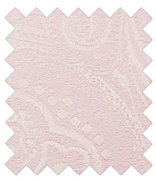 Baby Blush Paisley Silk Wedding Swatch - Swatch - - Swagger & Swoon
