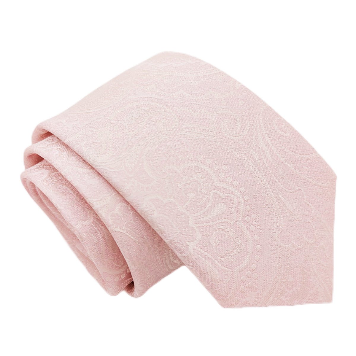 Baby Blush Paisley Silk Wedding Swatch - Swatch - - Swagger & Swoon