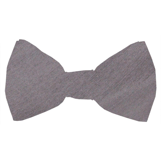 Steel Shantung Boys Bow Ties