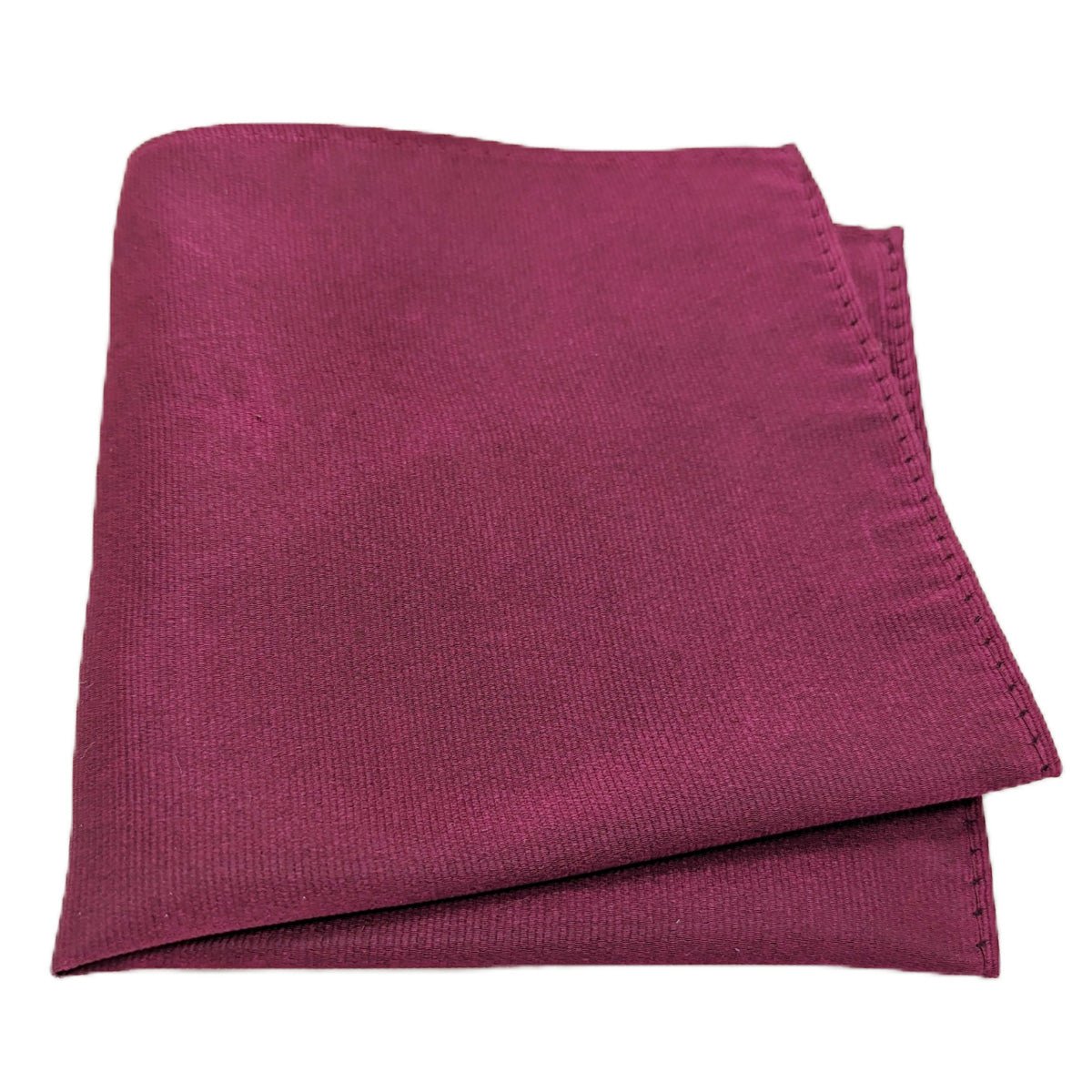 Berry Silk Pocket Square - Wedding Pocket Square - - Swagger & Swoon
