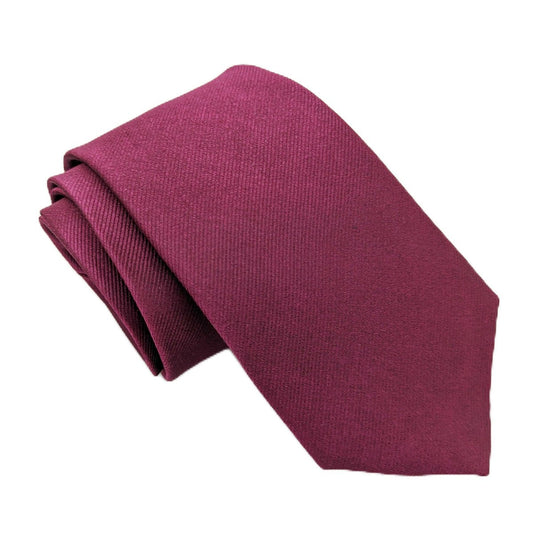 Berry Silk Wedding Tie - Wedding Tie - Regular - Swagger & Swoon