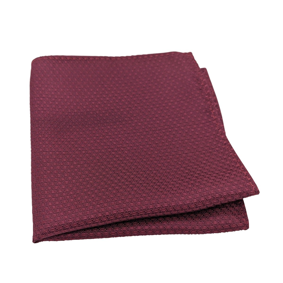Berry Woven Pocket Square - Wedding Pocket Square - - Swagger & Swoon