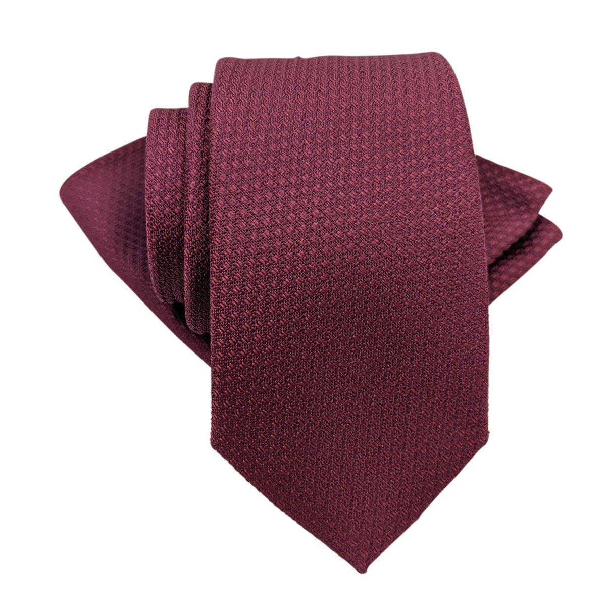 Berry Woven Pocket Square - Wedding Pocket Square - - Swagger & Swoon