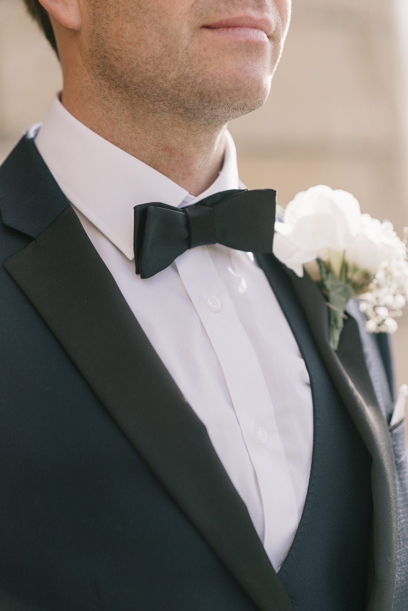 Black Bow Ties - Wedding Bow Tie - Pre-Tied - Swagger & Swoon