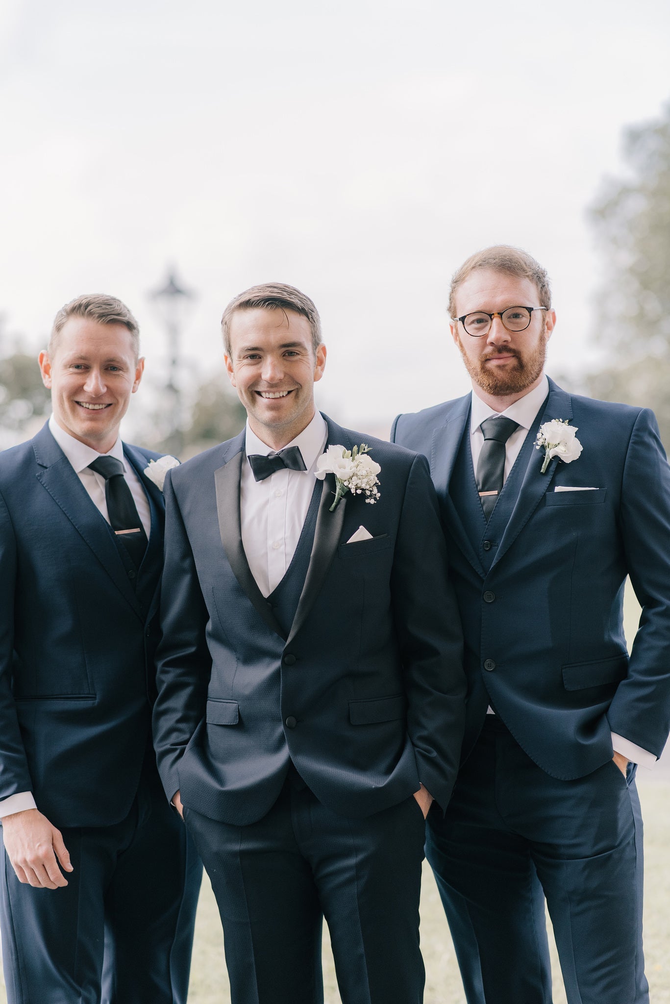 Black Bow Ties - Wedding Bow Tie - Pre-Tied - Swagger & Swoon