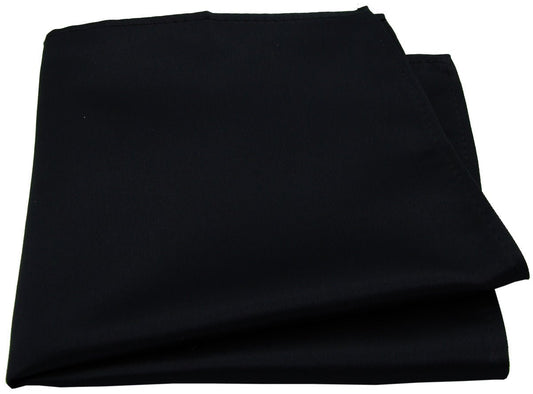 Black Pocket Square - Wedding Pocket Square - - Swagger & Swoon