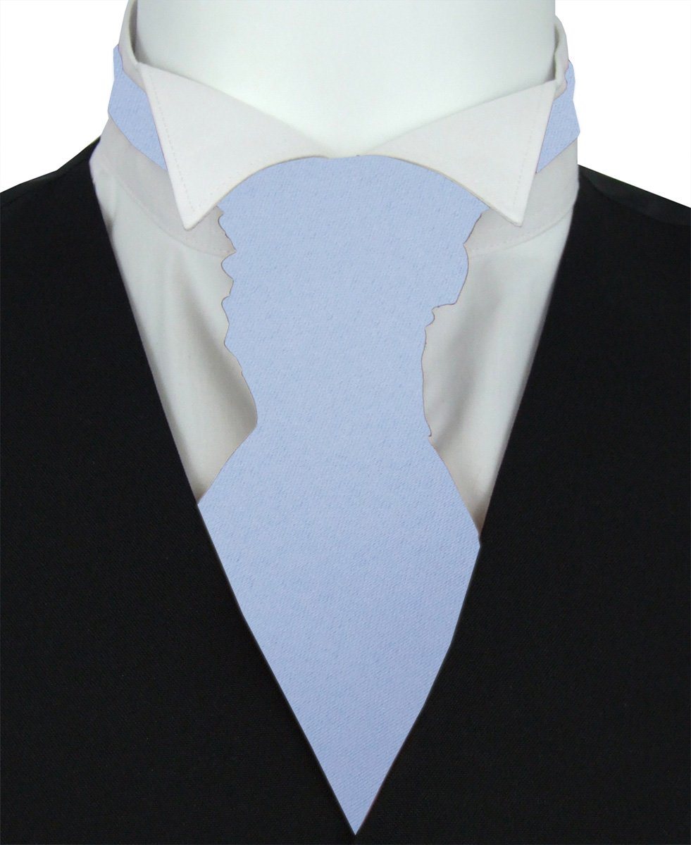 Blue Daisy Boys Pre-Tied Wedding Cravat - Childrenswear
