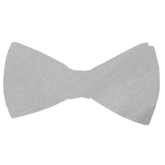 CLEARANCE - Silver Moon Shantung Bow Tie