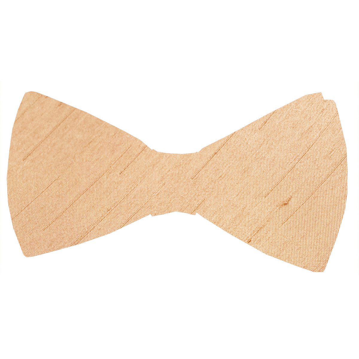 Toffee Shantung Bow Ties