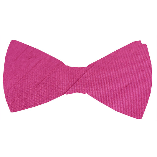 Sangria Shantung Bow Tie