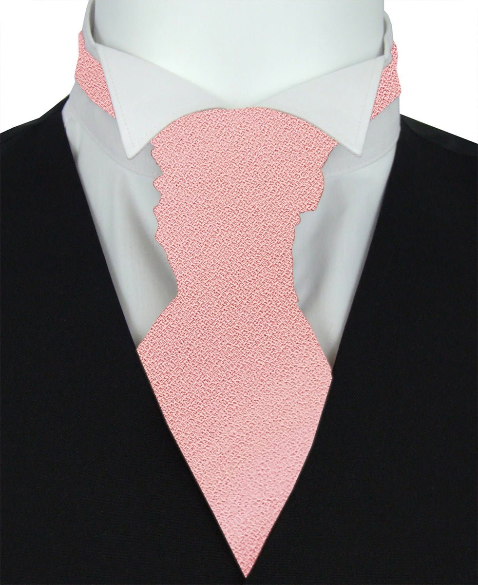 Carnation Pink Wedding Cravat - Wedding Cravat - Pre-Tied - Swagger & Swoon