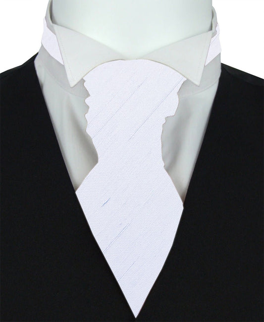 Celestial Blue Shantung Boys Wedding Cravat - Childrenswear - - Swagger & Swoon