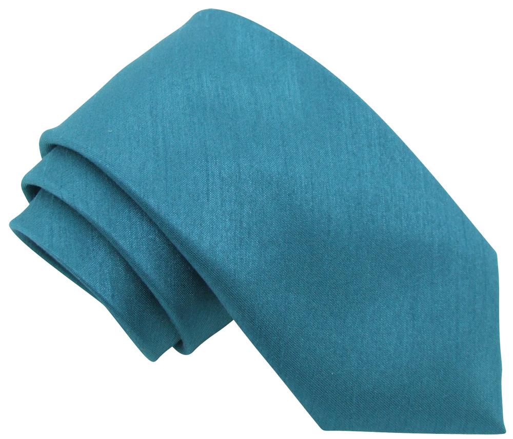 Cerulean Shantung Wedding Tie - Wedding Tie - Regular - Swagger & Swoon
