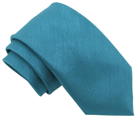 Cerulean Shantung Wedding Tie - Wedding Tie - Regular - Swagger & Swoon