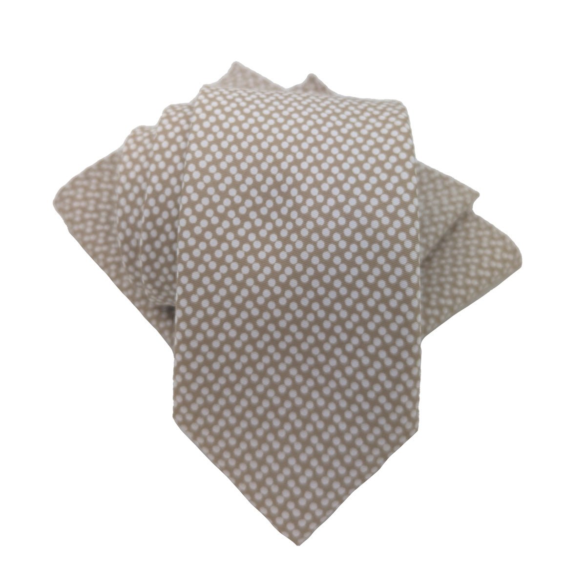 Champagne Dotty Pocket Square - Wedding Pocket Square - - Swagger & Swoon