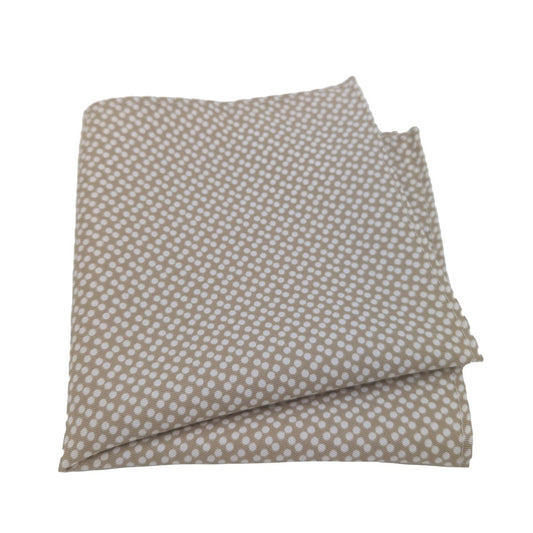 Champagne Dotty Pocket Square - Wedding Pocket Square - - Swagger & Swoon