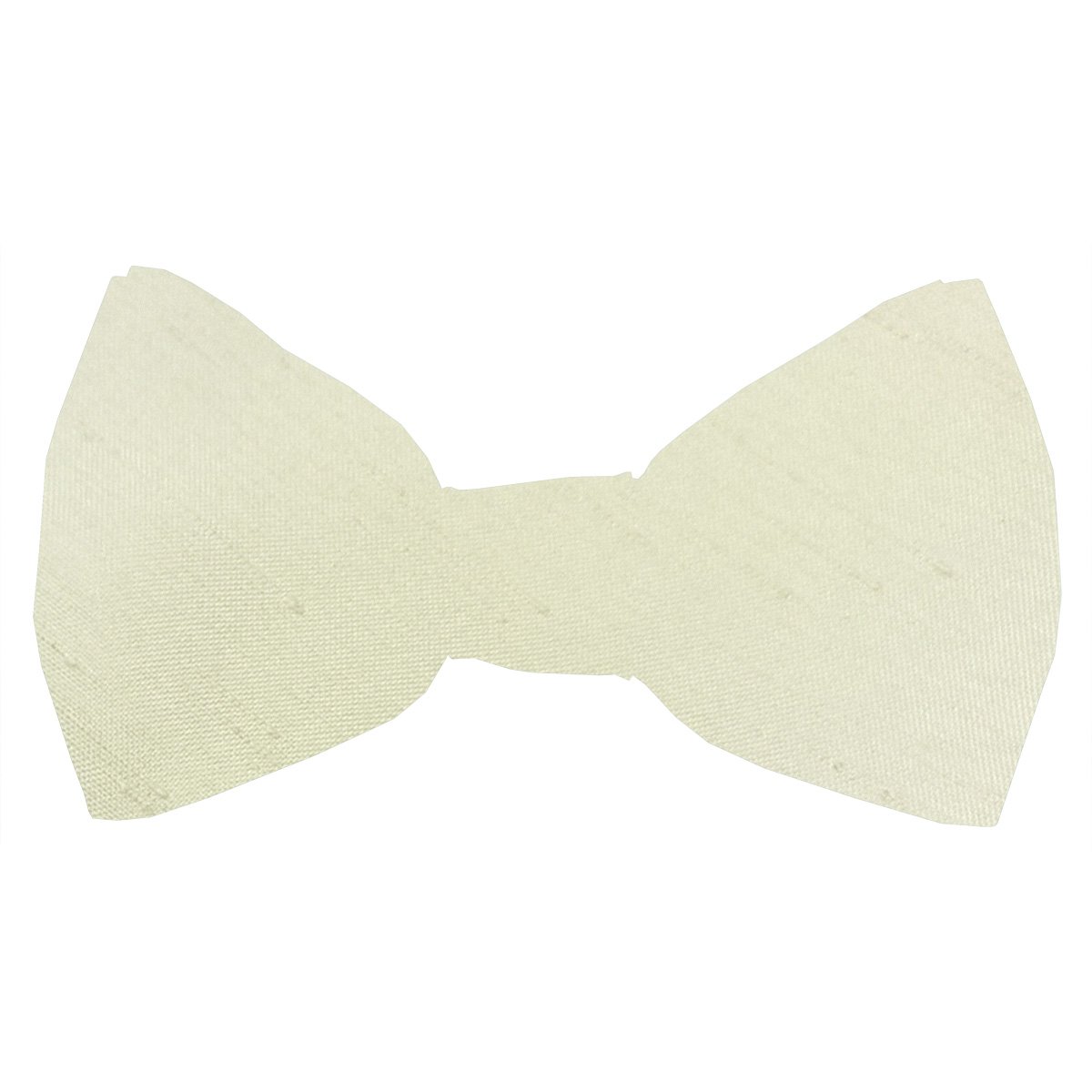 Champagne Ivory Shantung Boys Bow Ties - Childrenswear - Neckstrap - Swagger & Swoon
