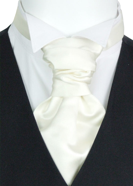Chantilly Cream Wedding Cravats - Wedding Cravat - Pre-Tied - Swagger & Swoon