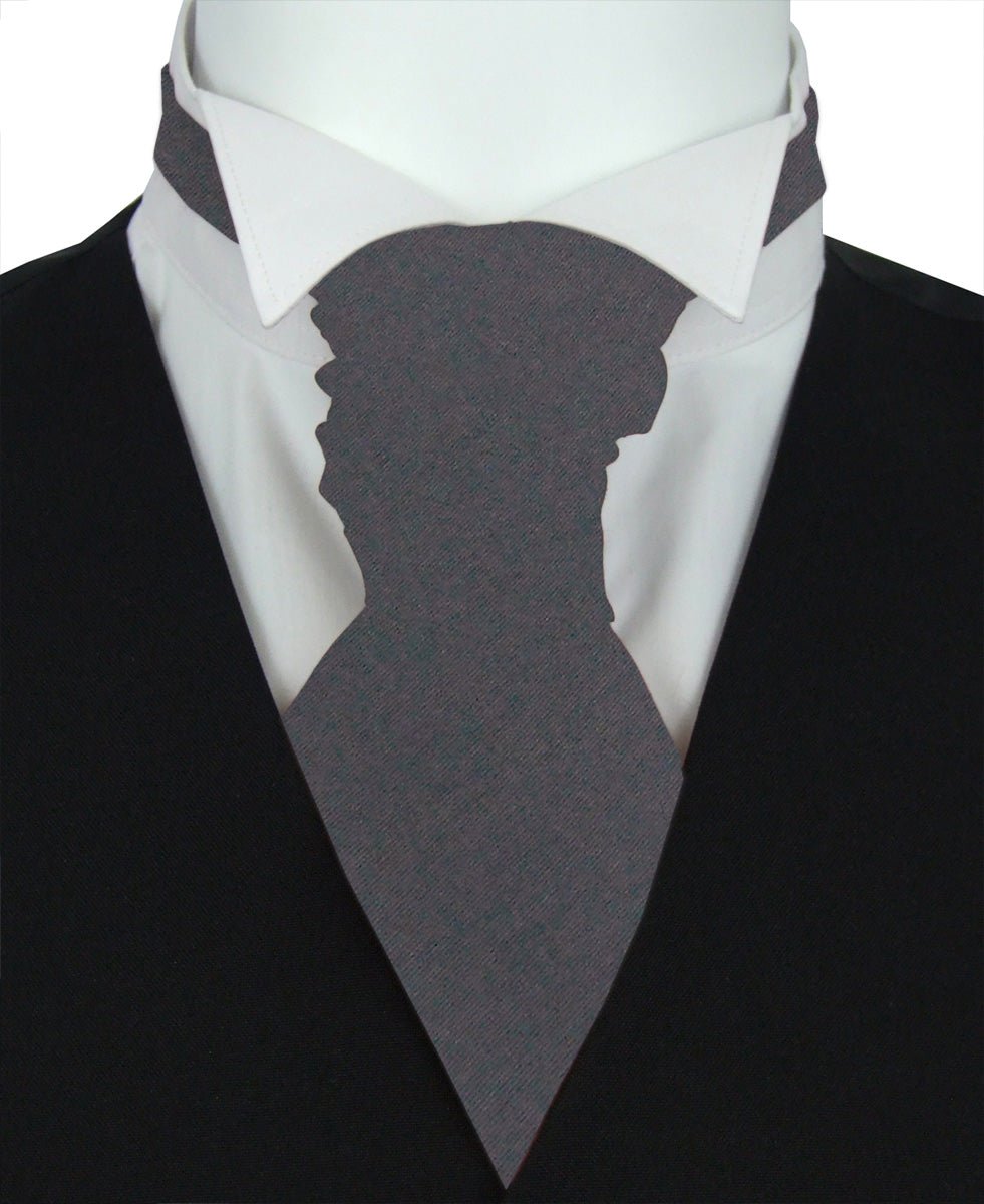 Charcoal Wedding Cravat - Wedding Cravat - Pre-Tied - Swagger & Swoon