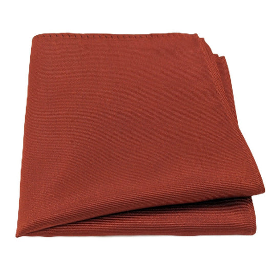 Chestnut Silk Pocket Square - Wedding Pocket Square - - Swagger & Swoon