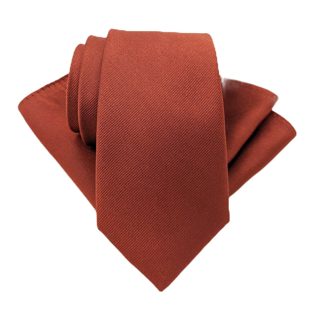 Chestnut Silk Pocket Square - Wedding Pocket Square - - Swagger & Swoon