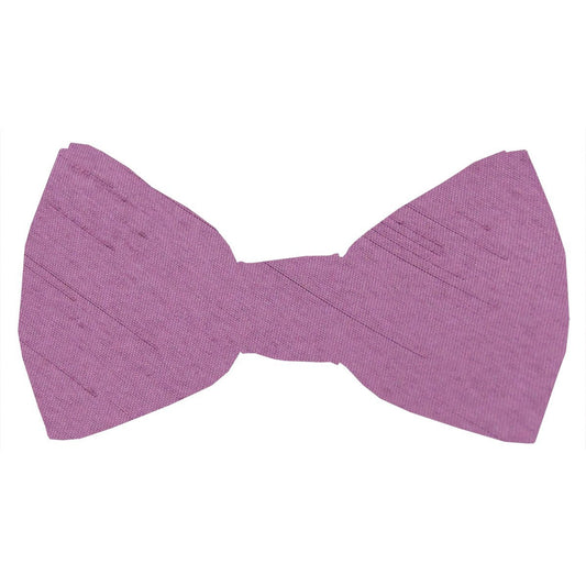 Chinese Violet Shantung Boys Bow Tie - Childrenswear