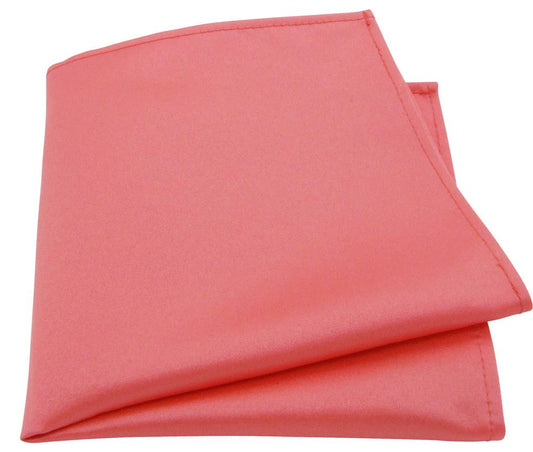 Coral Pocket Square - Wedding Pocket Square - - Swagger & Swoon