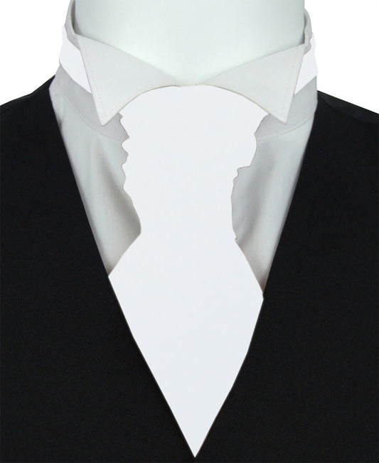 Crisp White Wedding Cravats - Wedding Cravat - Pre-Tied - Swagger & Swoon