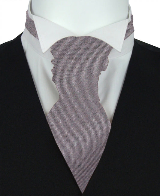 Steel Shantung Wedding Cravat