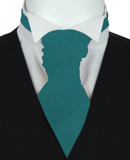 Blue Teal Boys Wedding Cravat