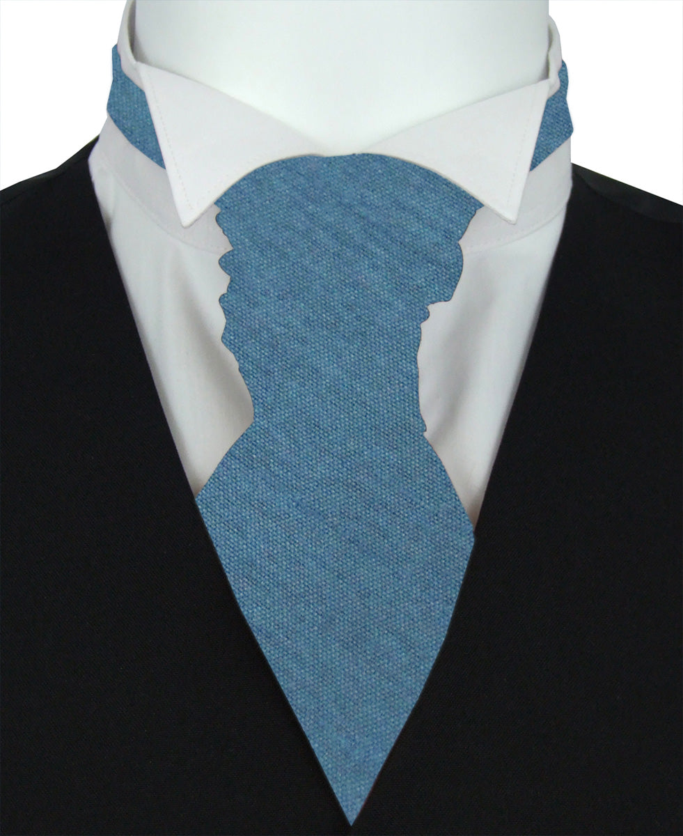Slate Blue Shantung Wedding Cravats