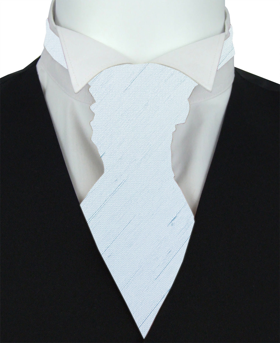Glacier Shantung Boys Wedding Cravat