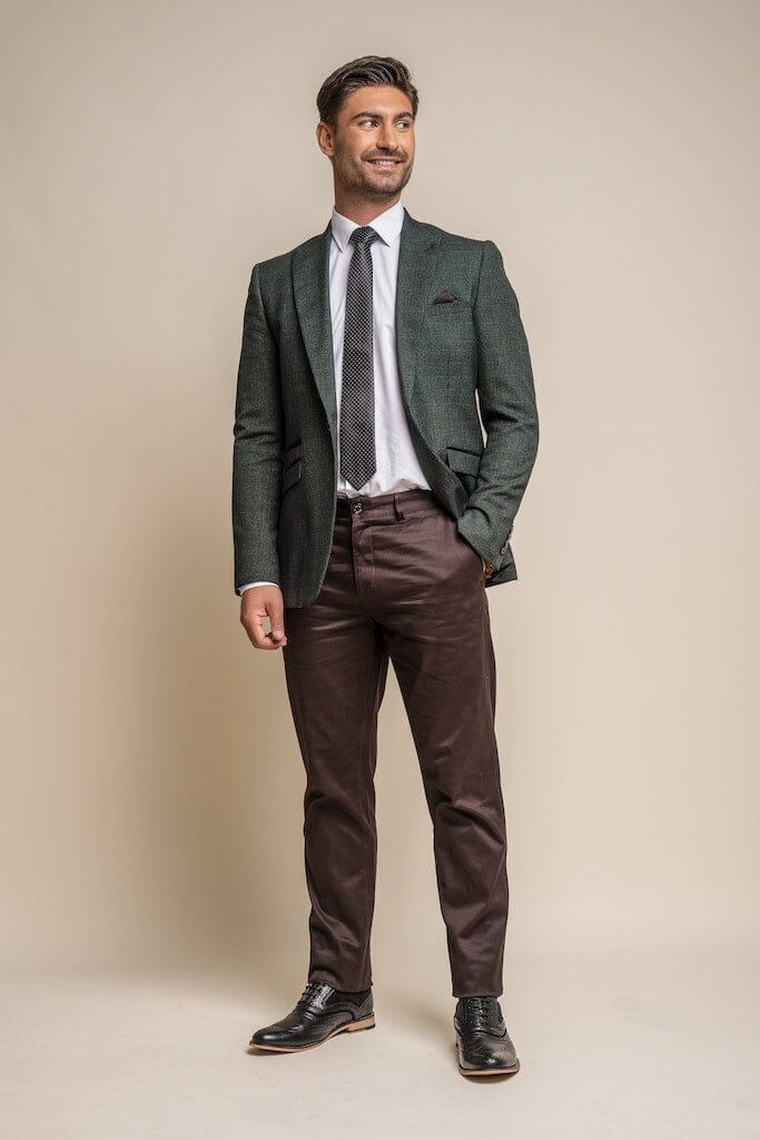 Dakota Chocolate Chinos - Chinos - 30S - Swagger & Swoon