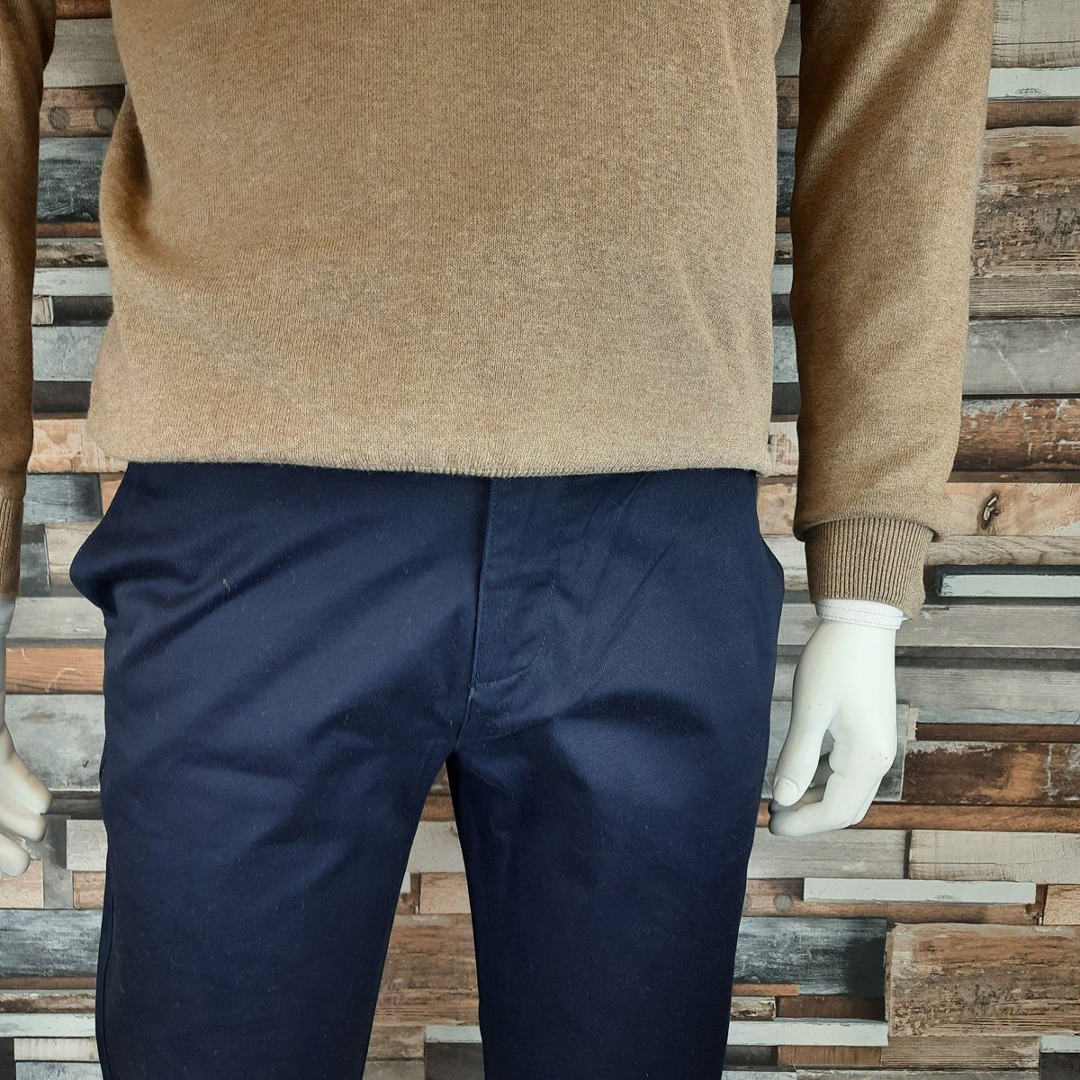Dakota Navy Chinos - Chinos - 30S - Swagger & Swoon