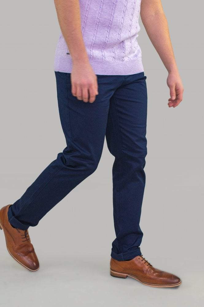 Dakota Navy Chinos - Chinos - 30S - Swagger & Swoon