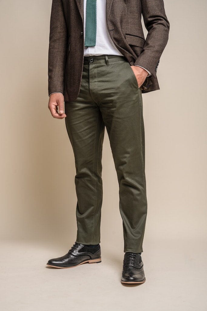 Dakota Olive Chinos - Chinos - 30S - Swagger & Swoon