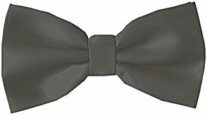 Dark Grey Bow Tie - Wedding